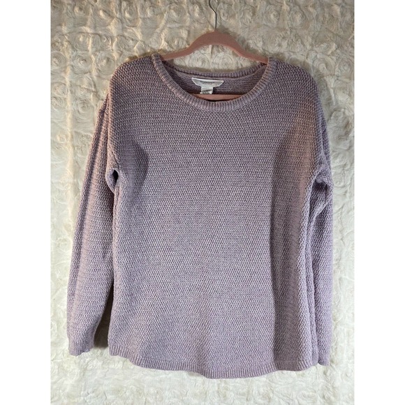 WORKSHOP REPUBLIC CLOTHING SZ S Cotton/Acrylic lavender pull over sweater - Picture 1 of 5